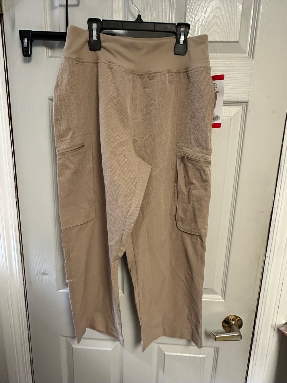 Women’s Beige Cargo Knit Pants